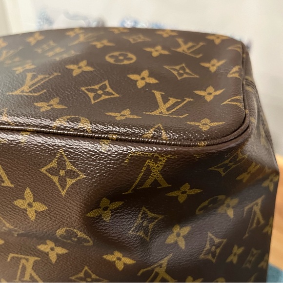 Louis Vuitton Brown and Blue Tote - Picture 8 of 11